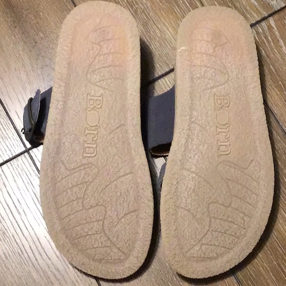 Born “Caite” Distressed Leather Sandals - Picture 8 of 12